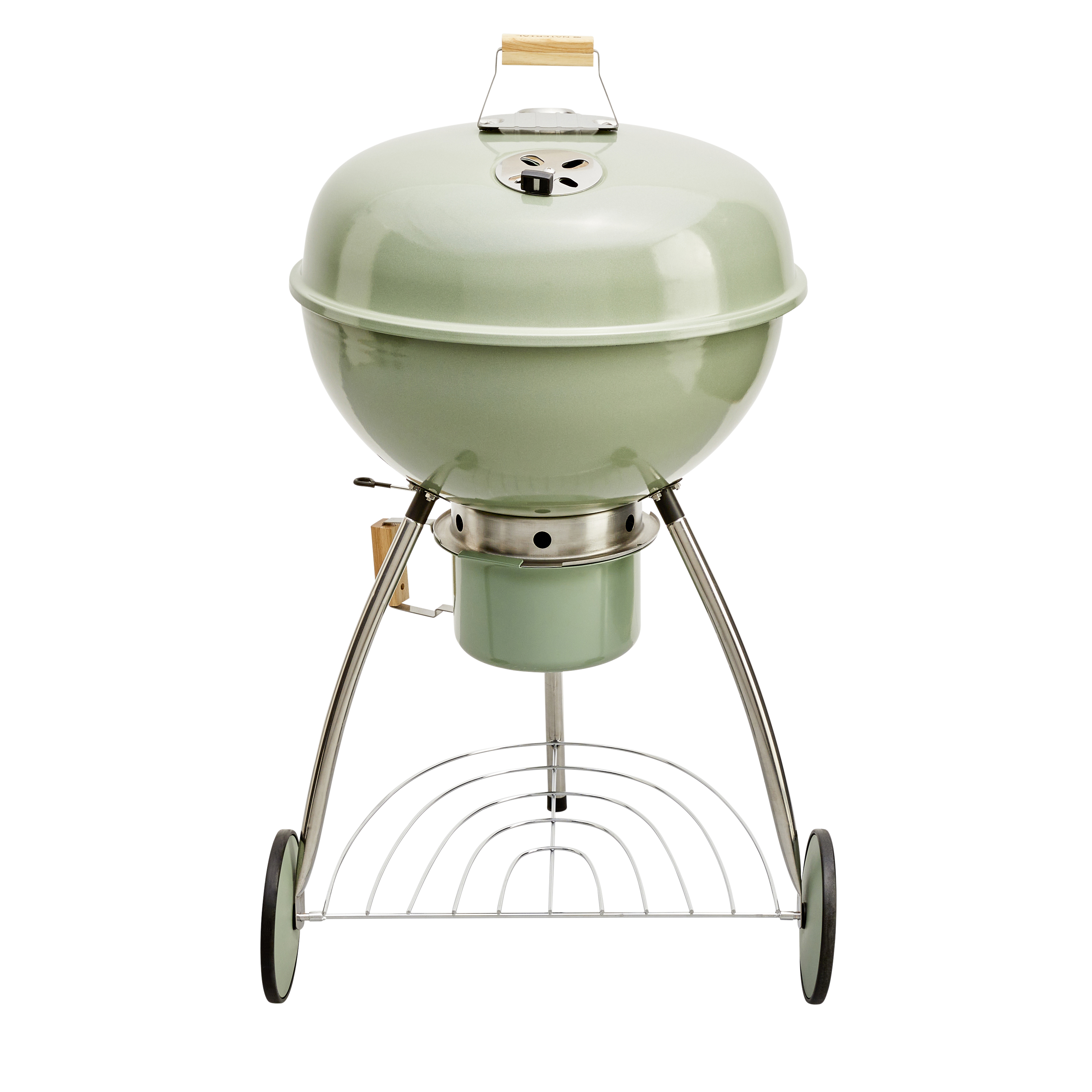 Barbecue a carvão com rodas ⌀ 57 cm verde Naterial Phoenix Beta II - 22