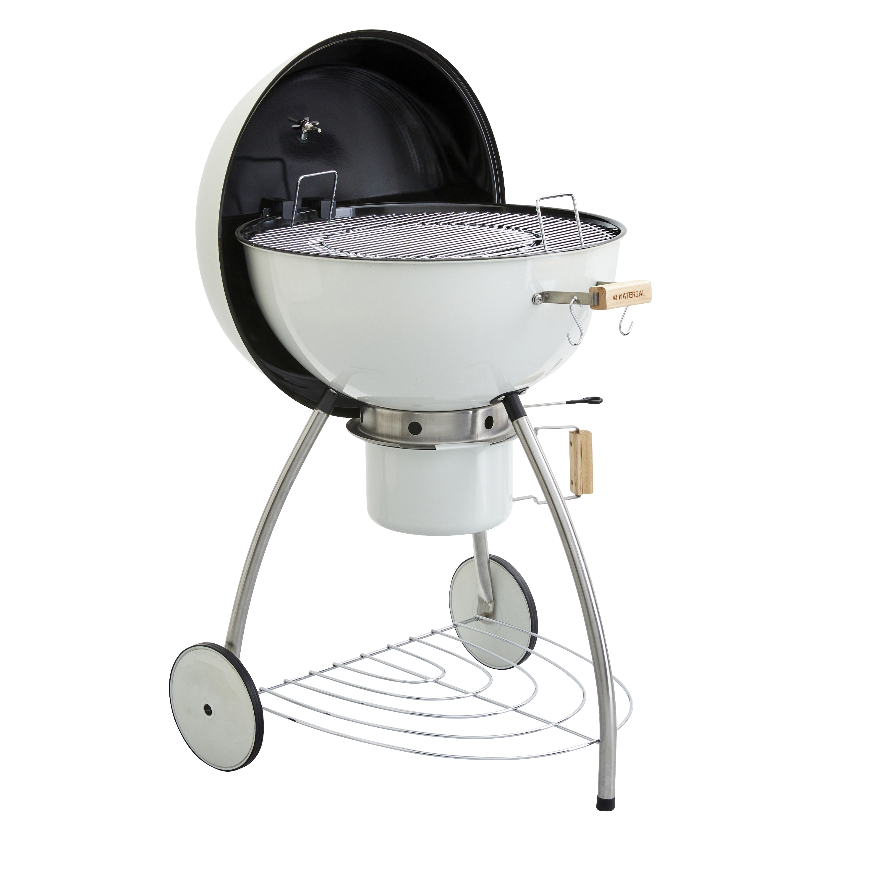 Barbecue charbon de bois NATERIAL ø 55 Phoenix Beta 2 blanc - 6