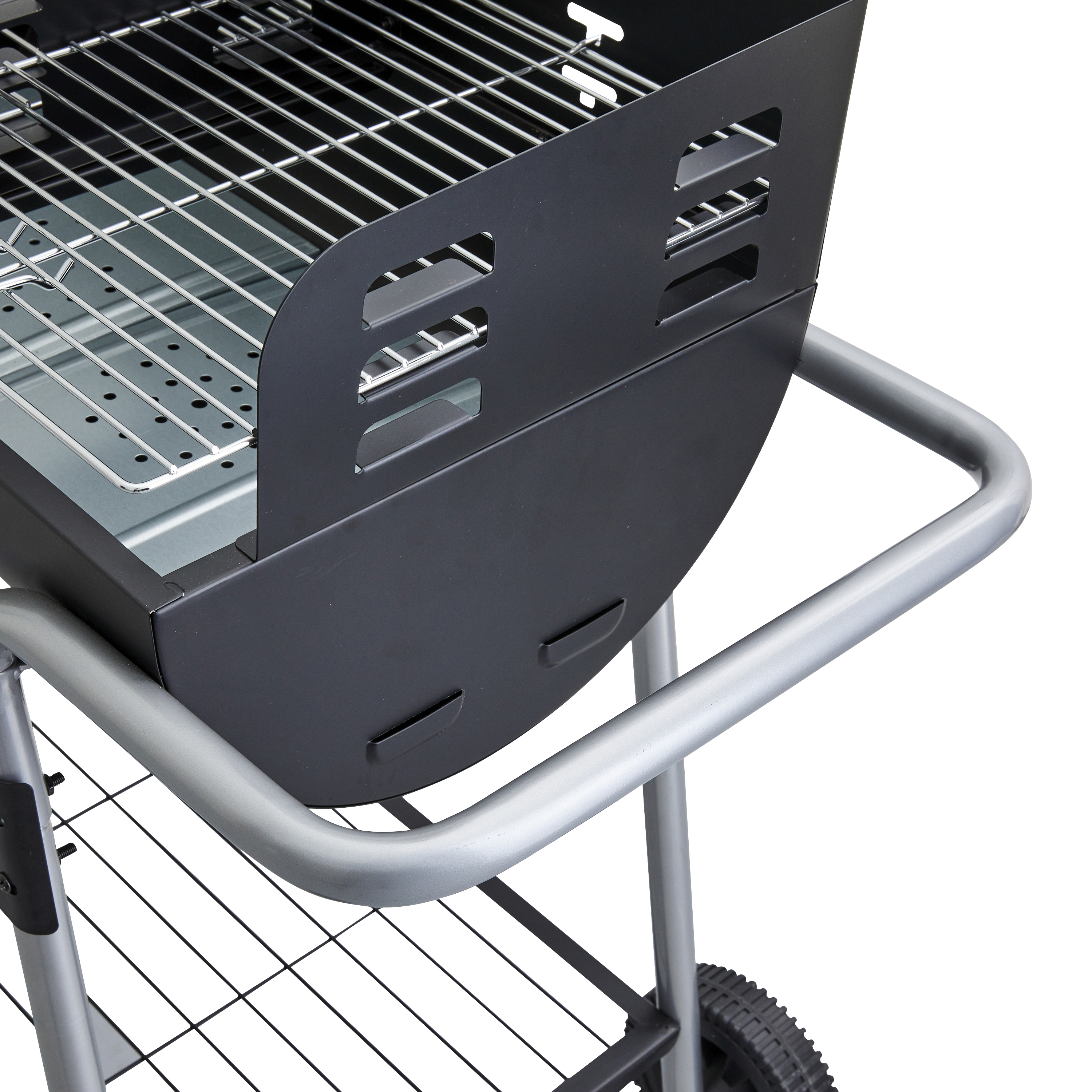 Grill węglowy 40x32 cm Icarus Alpha II Trolley Naterial - 10