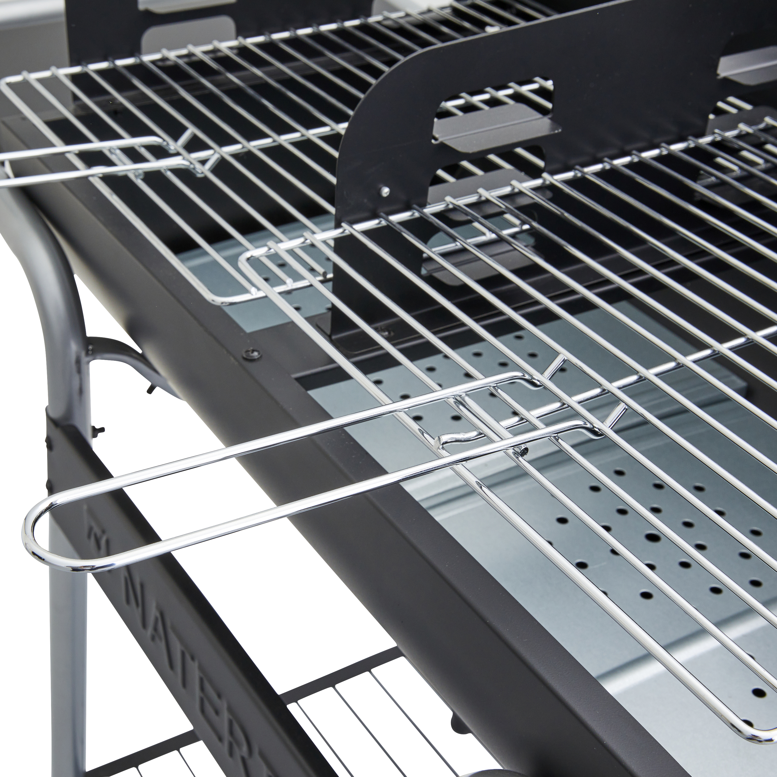 Grill węglowy 40x32 cm Icarus Alpha II Trolley Naterial - 12