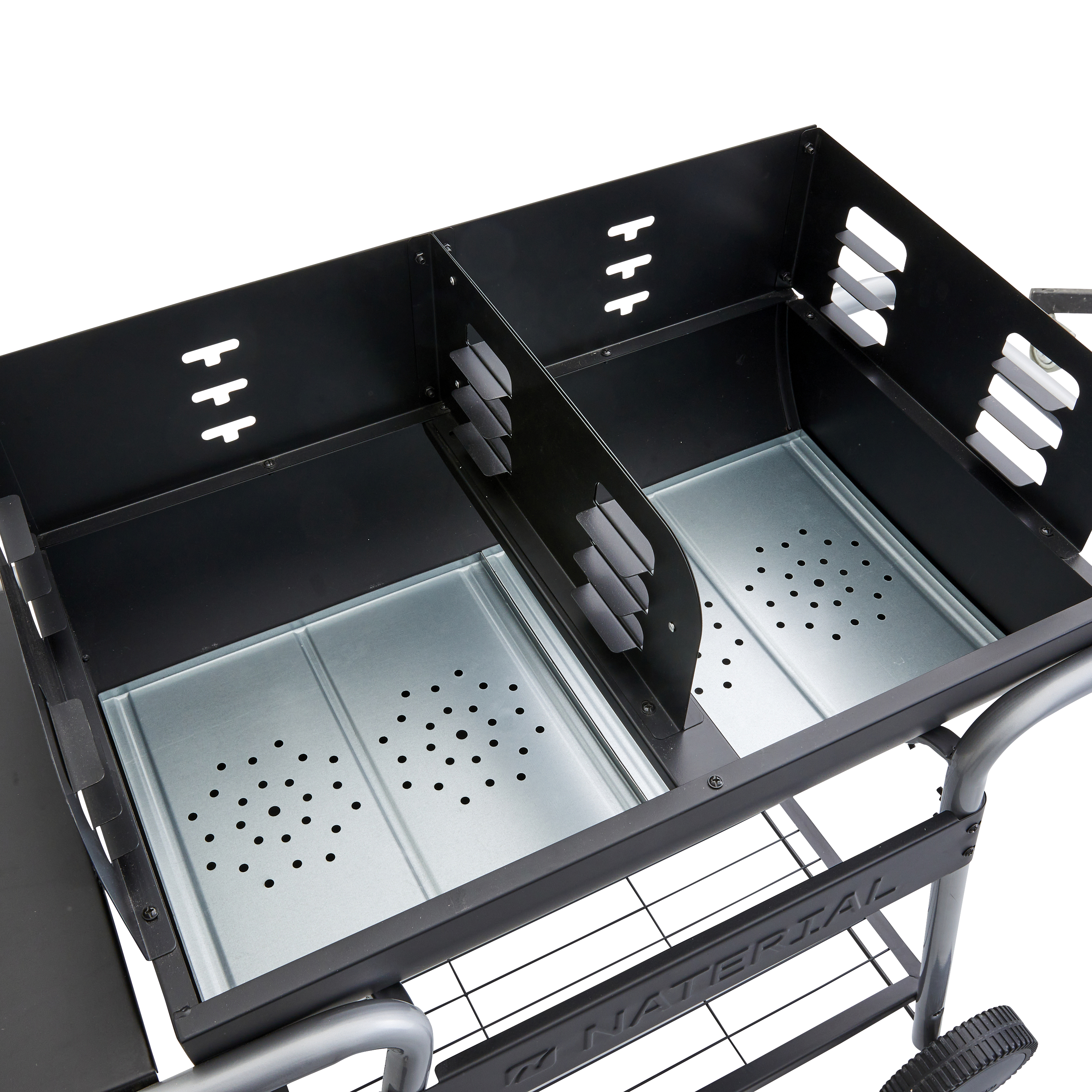 Grill węglowy 40x32 cm Icarus Alpha II Trolley Naterial - 16