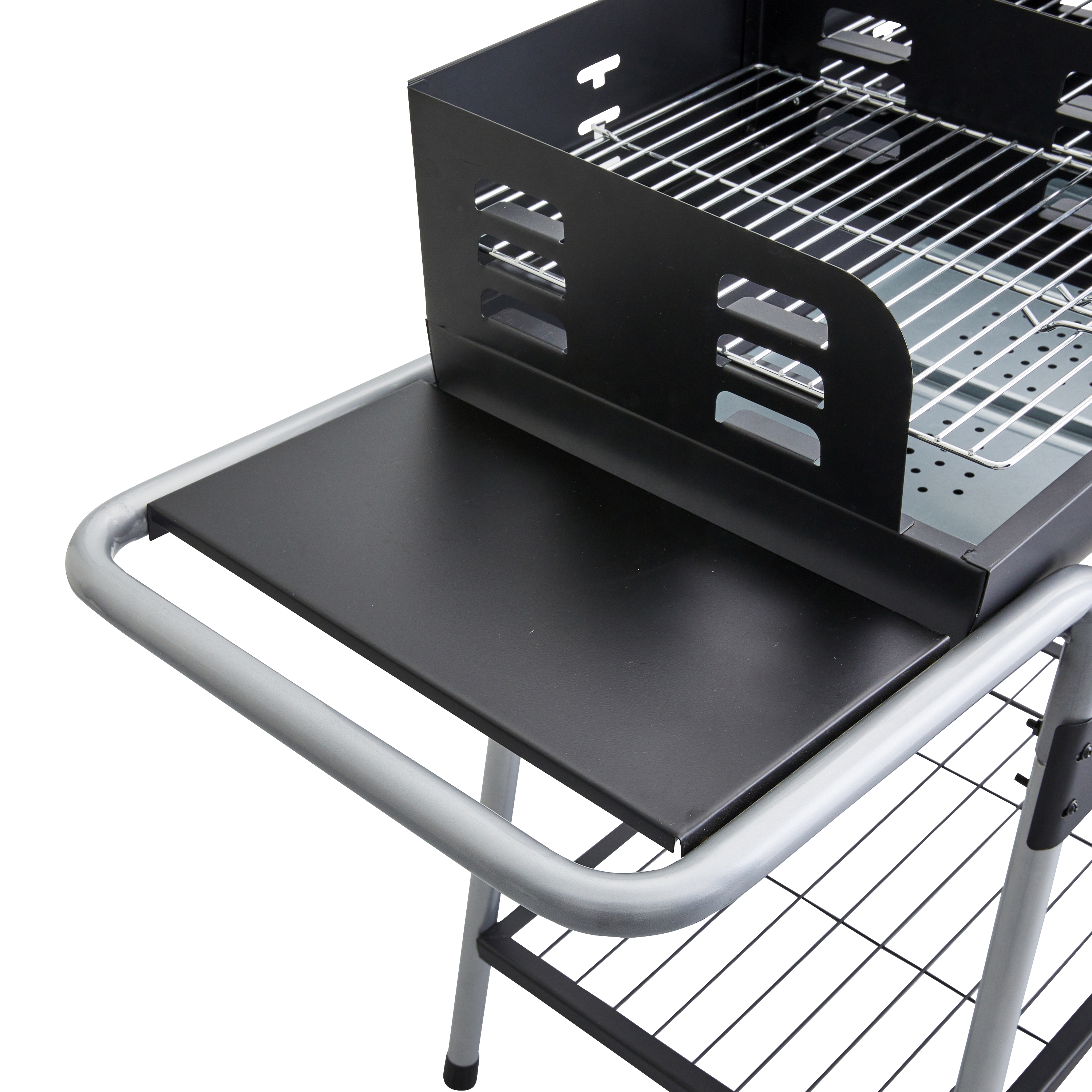 Grill węglowy 40x32 cm Icarus Alpha II Trolley Naterial - 15