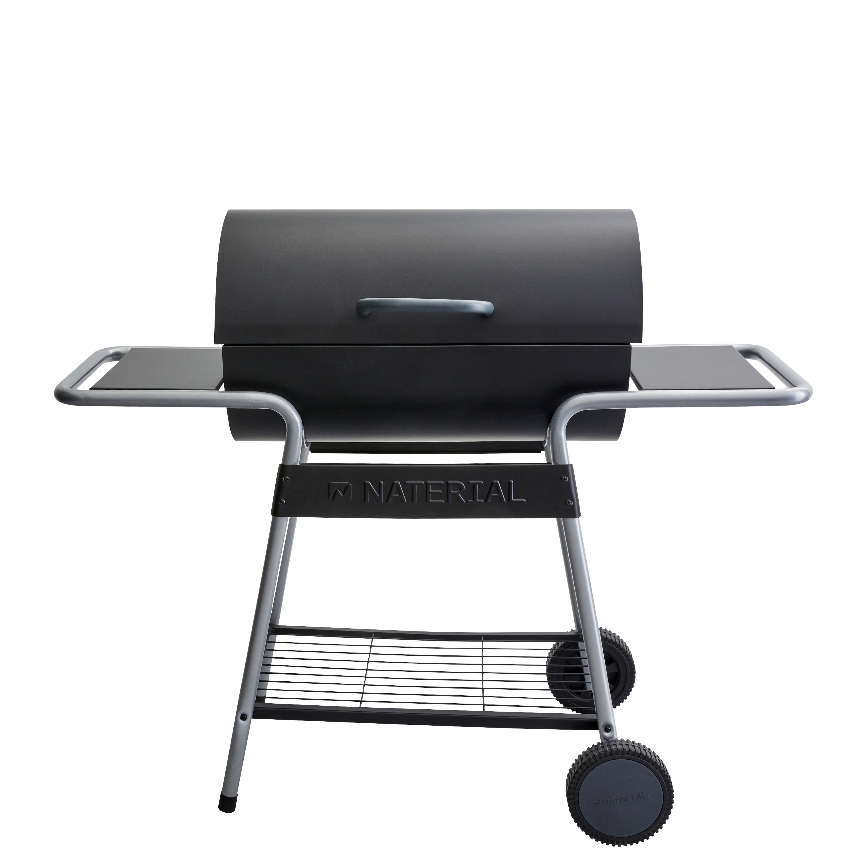 Grill węglowy na wózku Talos z dodatkowym rusztem i półkami bocznymi Naterial - 7