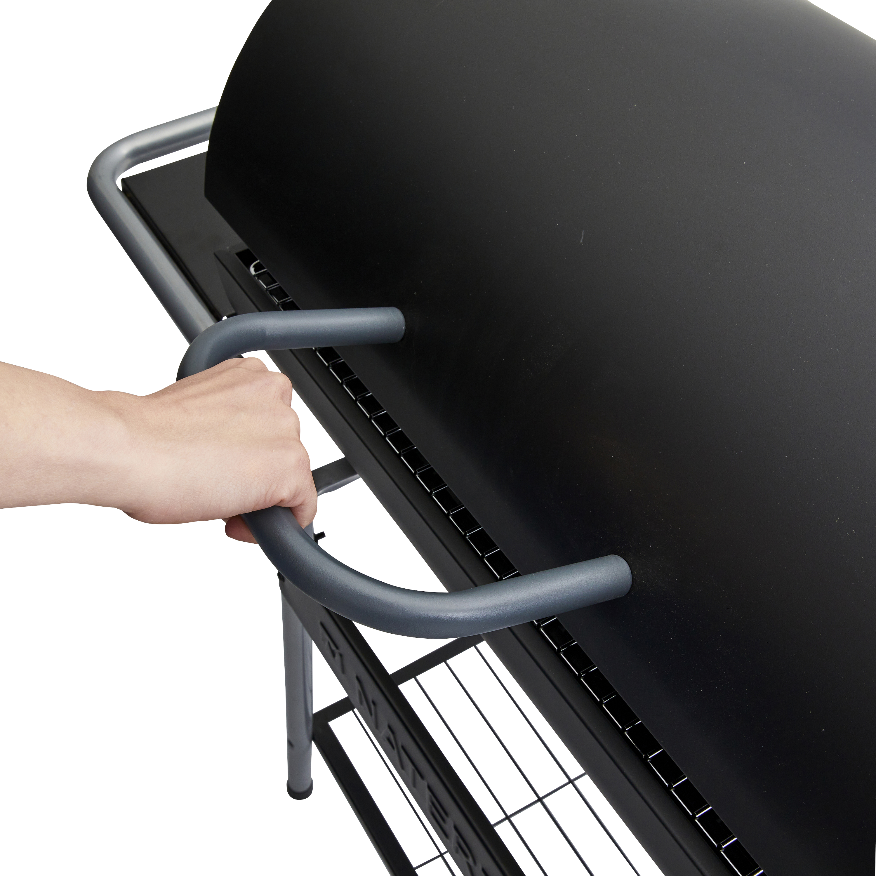 Grill węglowy na wózku Talos z dodatkowym rusztem i półkami bocznymi Naterial - 9