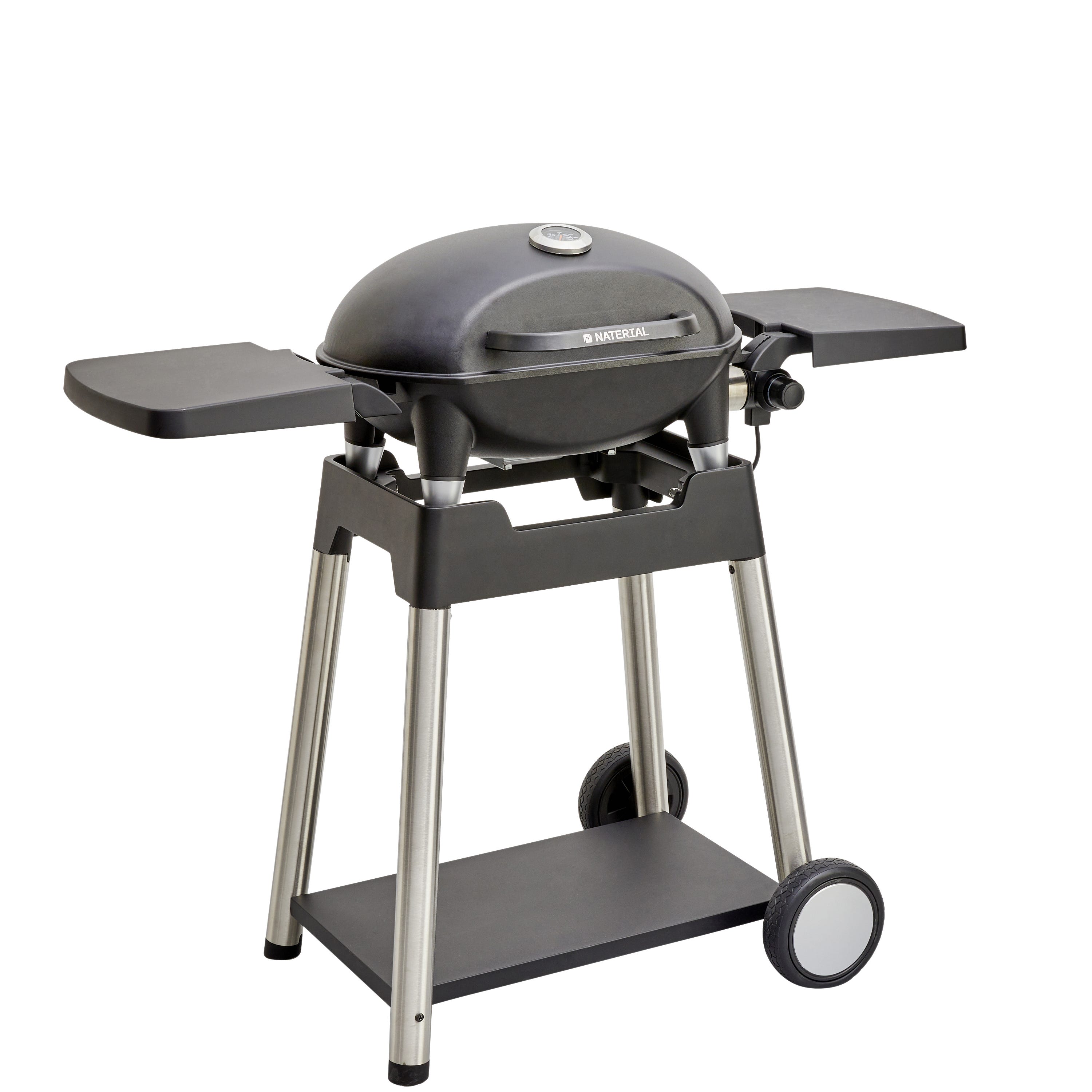 Barbecue électrique Hyperion NATERIAL 2200w, noir | Leroy Merlin