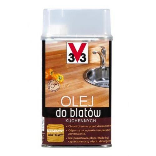 Olej DO BLATÓW KUCHENNYCH 0.5 l Bezbarwny Matowy V33