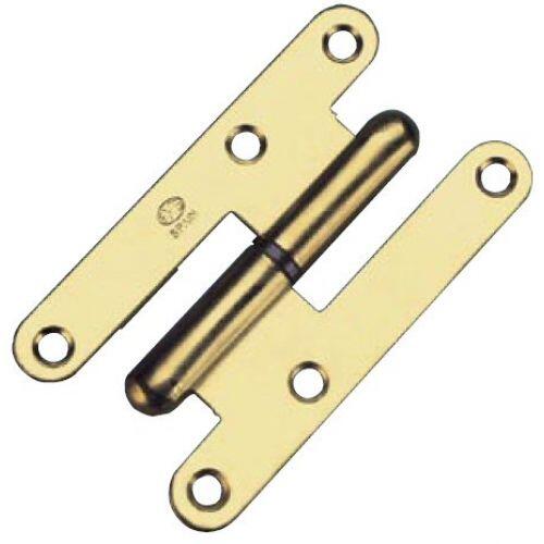 Zawias do drzwi 52x93 mm 1 sztuka lewy mosiądz 405-95