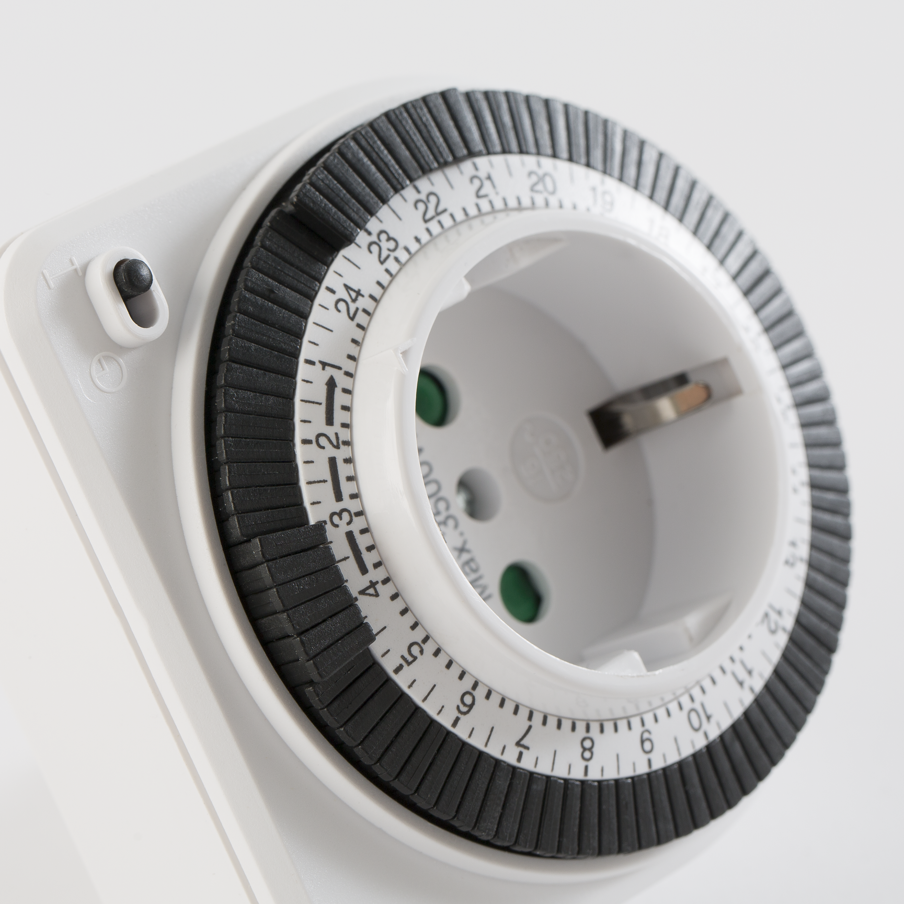 Programador analógico LEXMAN compacto en color blanco - 8