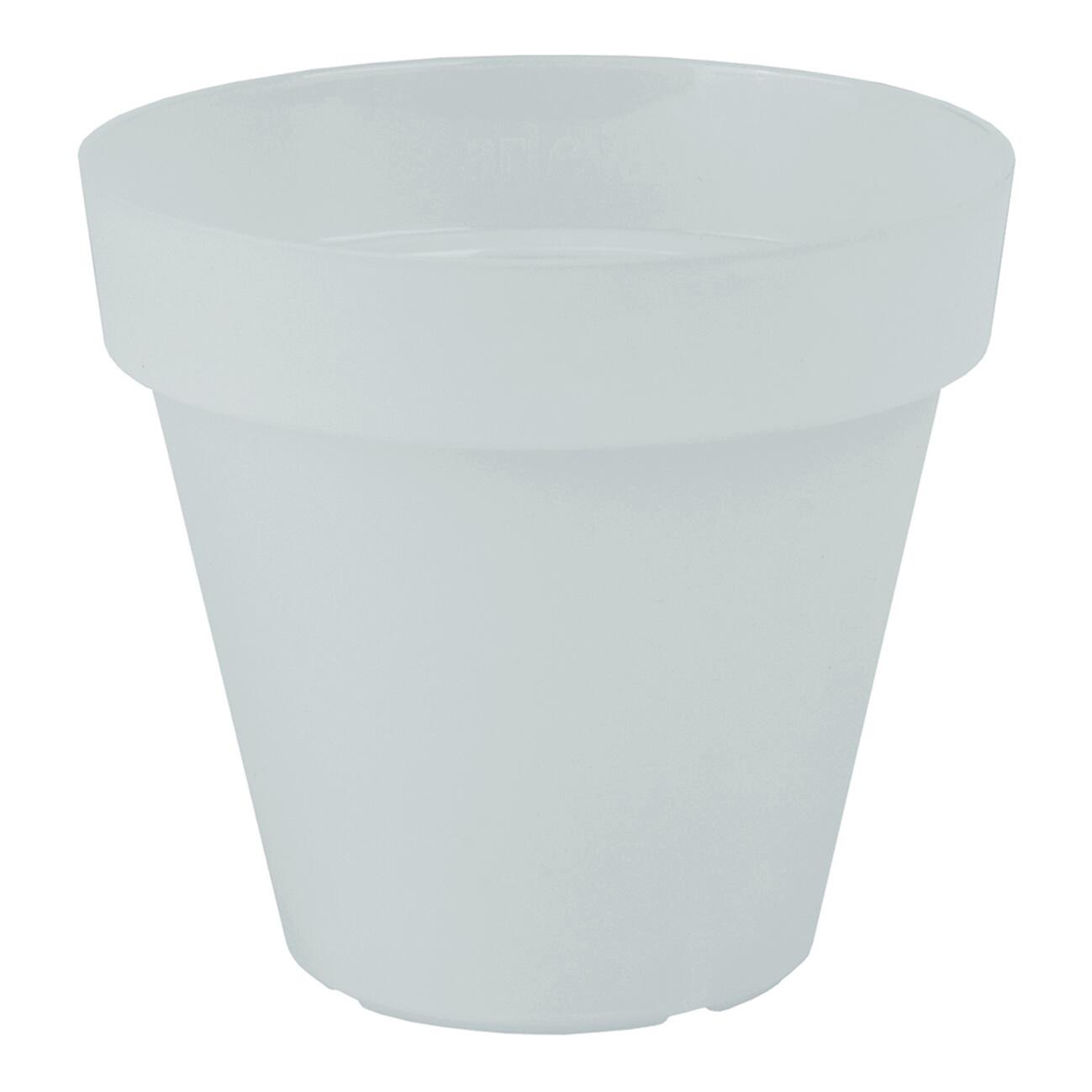 Pot De Fleur Miami 16 Cm Vert Gris – Plastique Recyclé, Design Moderne, Résistant Gel Et UV - 6