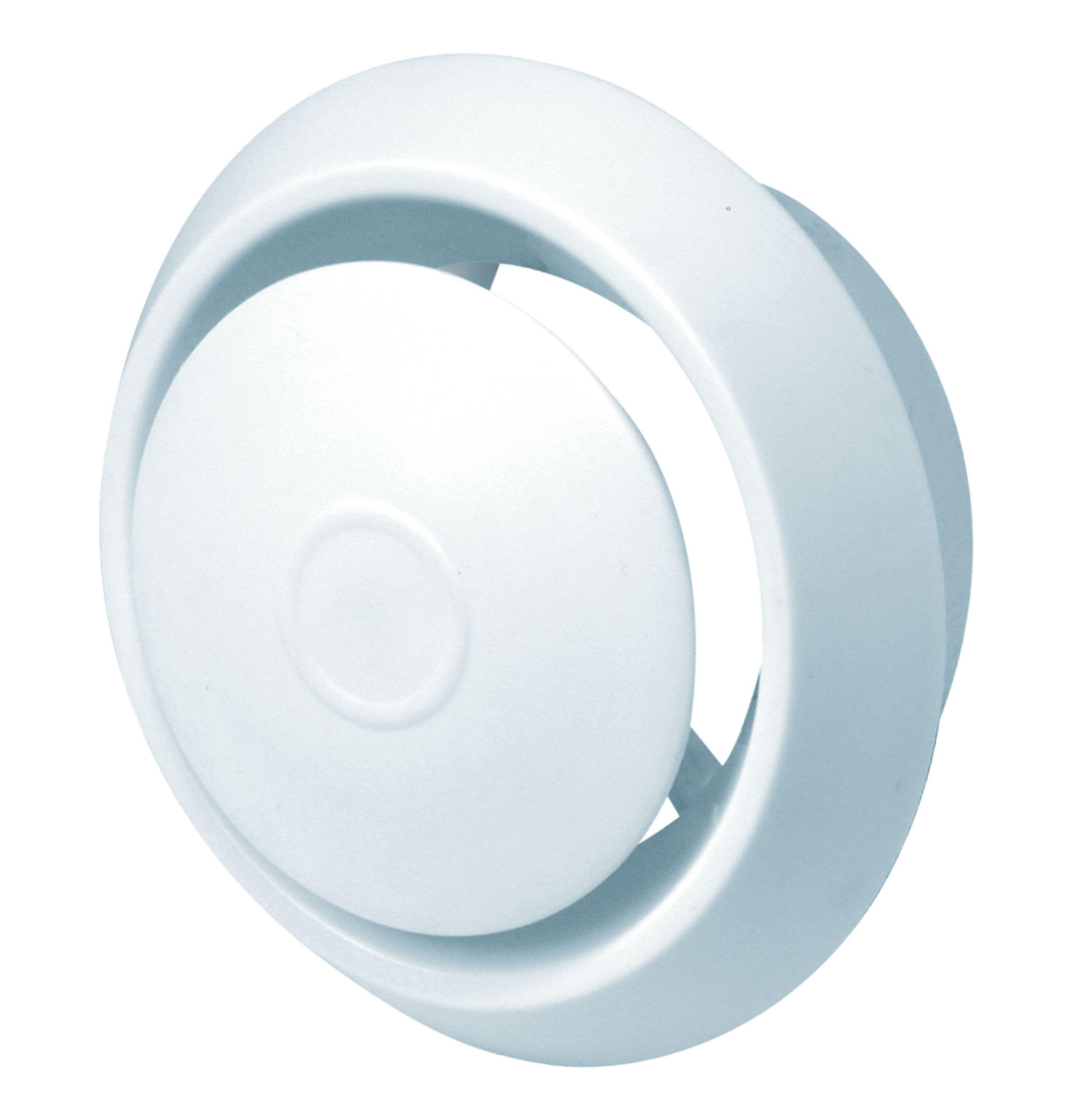 Anemostat plastikowy 125 mm biały EQUATION - 3