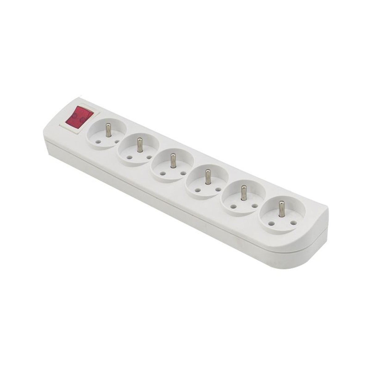 Gniazdo przedłużacza 6X2P+Z GN60 W Z WYŁĄCZNIKIEM ELGOTECH - 2