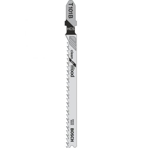 Brzeszczot do wyrzynarki T do drewna 3 - 30 mm Clean for wood T101B 5 szt. BOSCH PROFESSIONAL