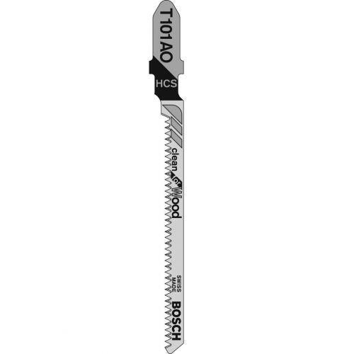 Brzeszczot do wyrzynarki T do drewna 1.5 - 15 mm Clean for wood T101AO 5 szt. BOSCH
