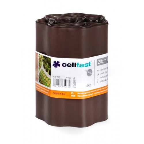 Obrzeże trawnikowe 900x20 cm brązowe CellFast