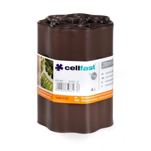 Obrzeże trawnikowe 900x20 cm brązowe CellFast