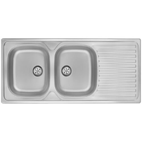 Zlewozmywak stalowy Twist Deante