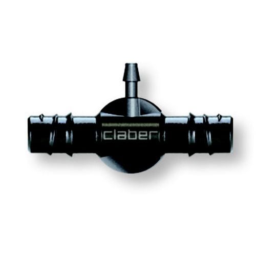 Raccordo a T per irrigazione CLABER in abs adatto a tubi di ⌀ 16 mm, 2 pezzi - 4
