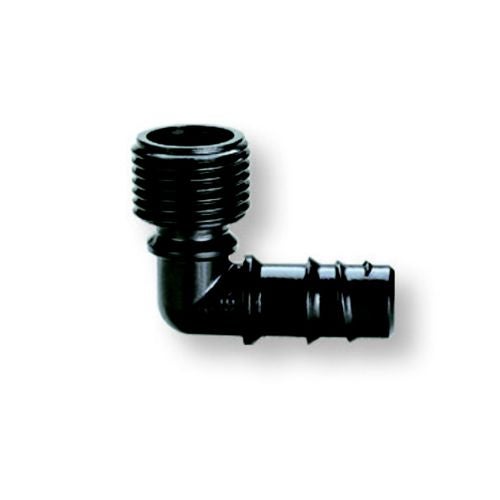 Kit 20 Raccordi A Gomito Per Irrigazione A Goccia, Adattabili A Tubo 16mm/17mm, 1/2 Pollice, Senza Colla