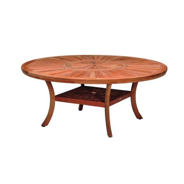 Tavolo da pranzo per giardino Australia struttura e superficie in teak per 6 persone 180cm