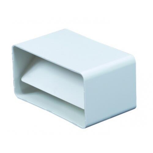 Łącznik kanału wentylacyjnego z zaworem zwrotnym PŁASKI 55 x 110 mm 0.6 m EQUATION