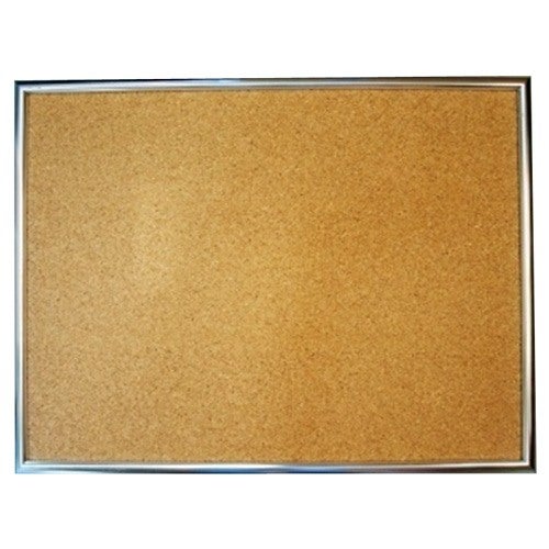 Tablica korkowa w srebrnej ramie 60 x 40 cm