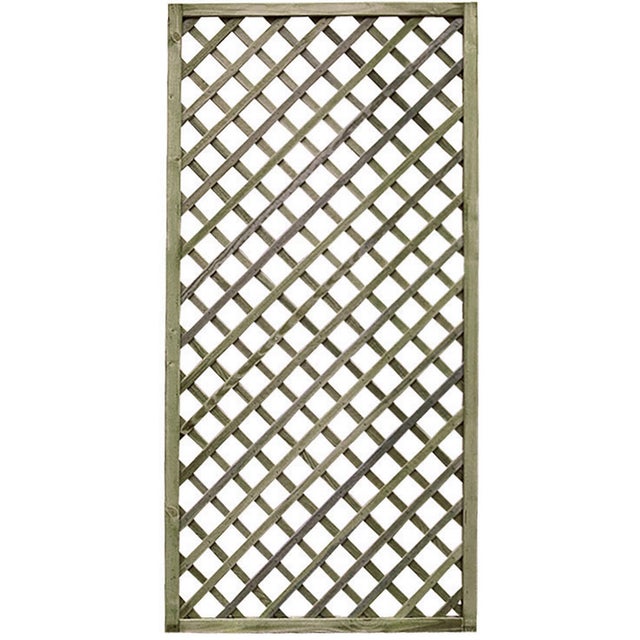 Pannello di recinzione in legno marrone CERLAND PREMICES L 90 x H 180 cm, spessore 30 mm