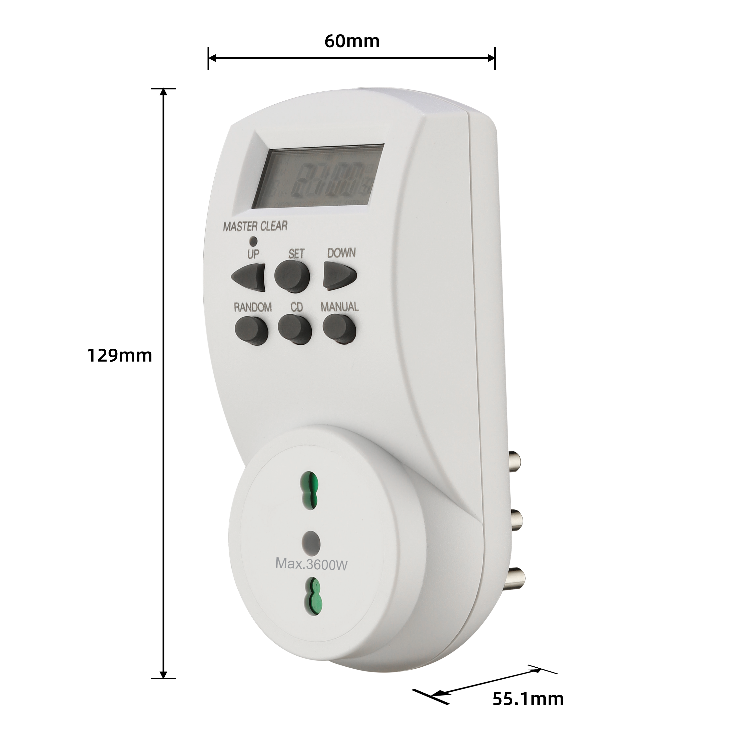 Timer da presa LEXMAN digitale - 7