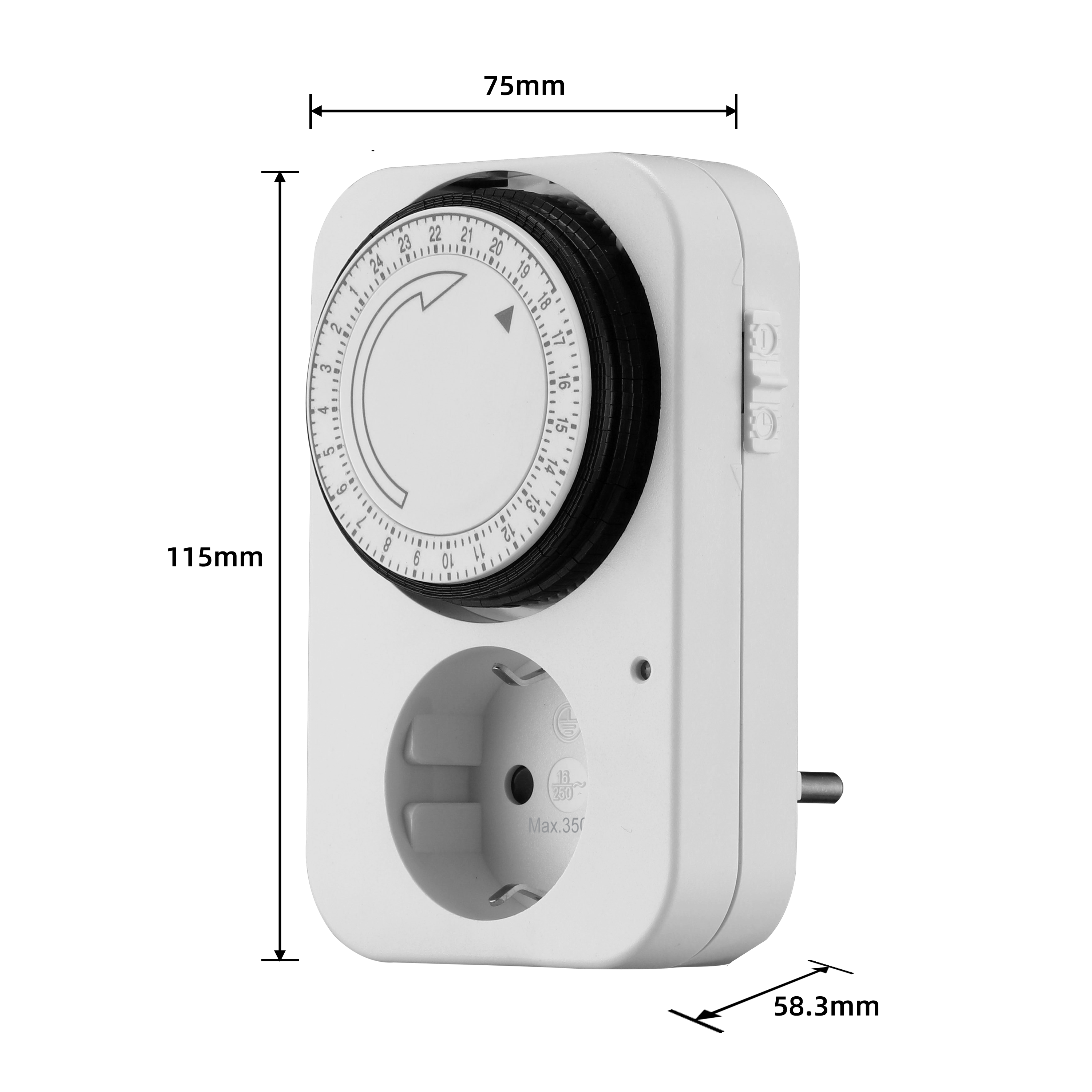Programador analógico diário máx. 3500W branco LEXMAN - 10