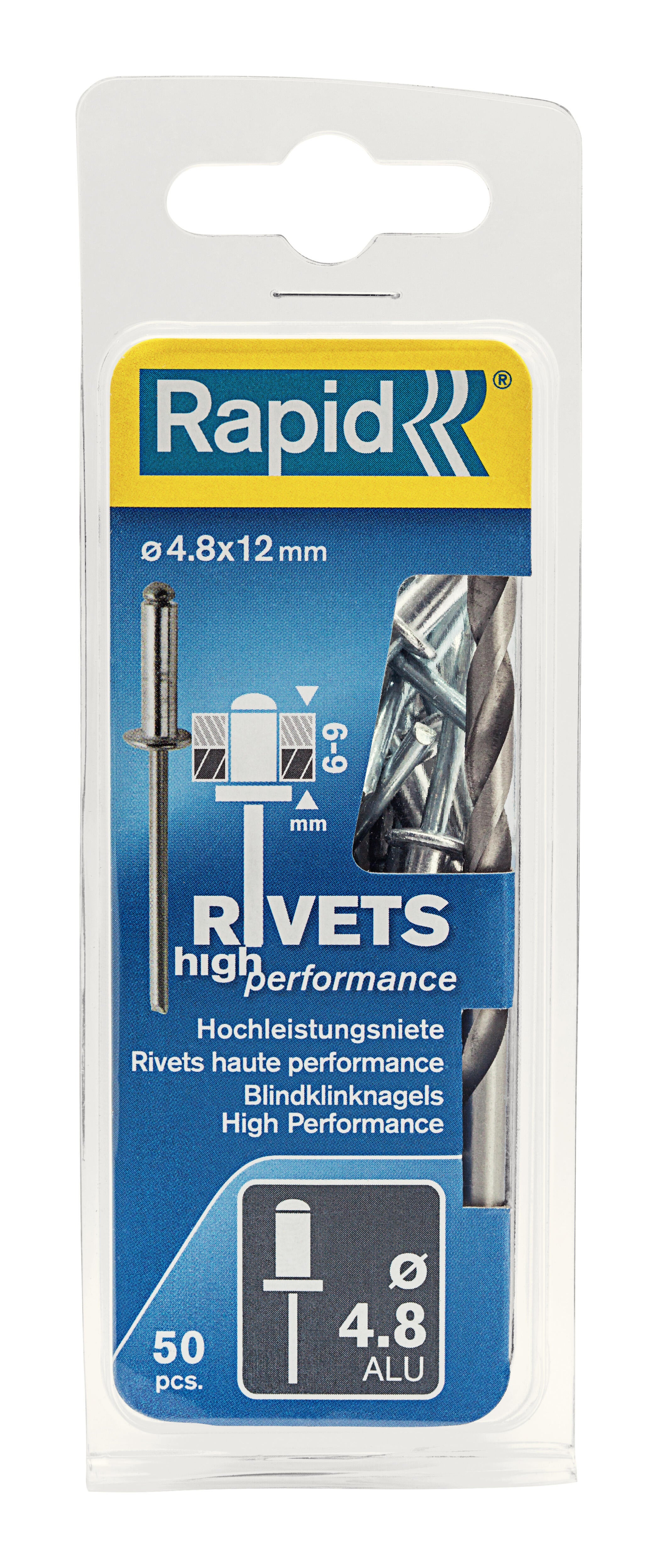 50 Rivets Semi-creux Aluminium 5x16 Mm Tête Ronde - Marque Uxcell, Neufs, Pour Bricolage