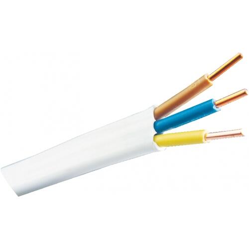 Przewód elektryczny YDYP 3x1.5 50 m 450 / 750V biały