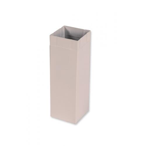 Rura do okapu kwadratowa biała 90 x 90 mm 0.3 m Akpo