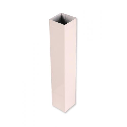 Rura do okapu kwadratowa biała 90 x 90 mm 0.5 m Akpo