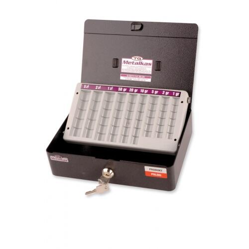 Kasetka metalowa na klucz TG - 10 WL 25 x 18 x 6 cm Metalkas