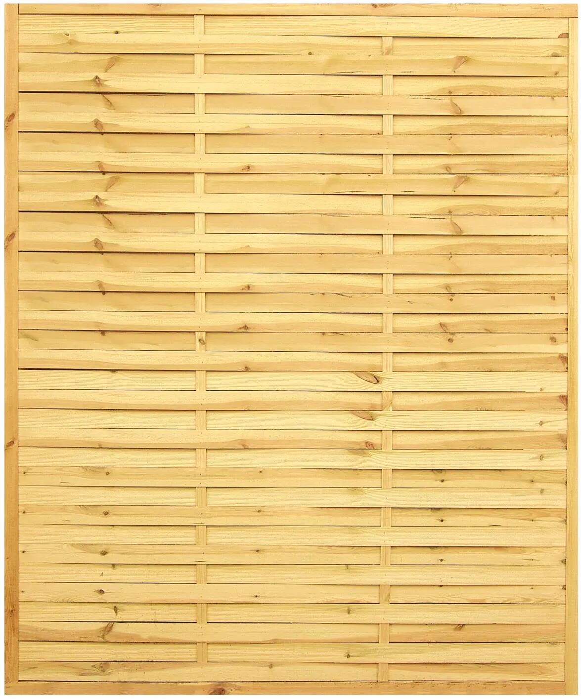 Płot lamelowy 150x180 cm drewniany Stelmet - 6