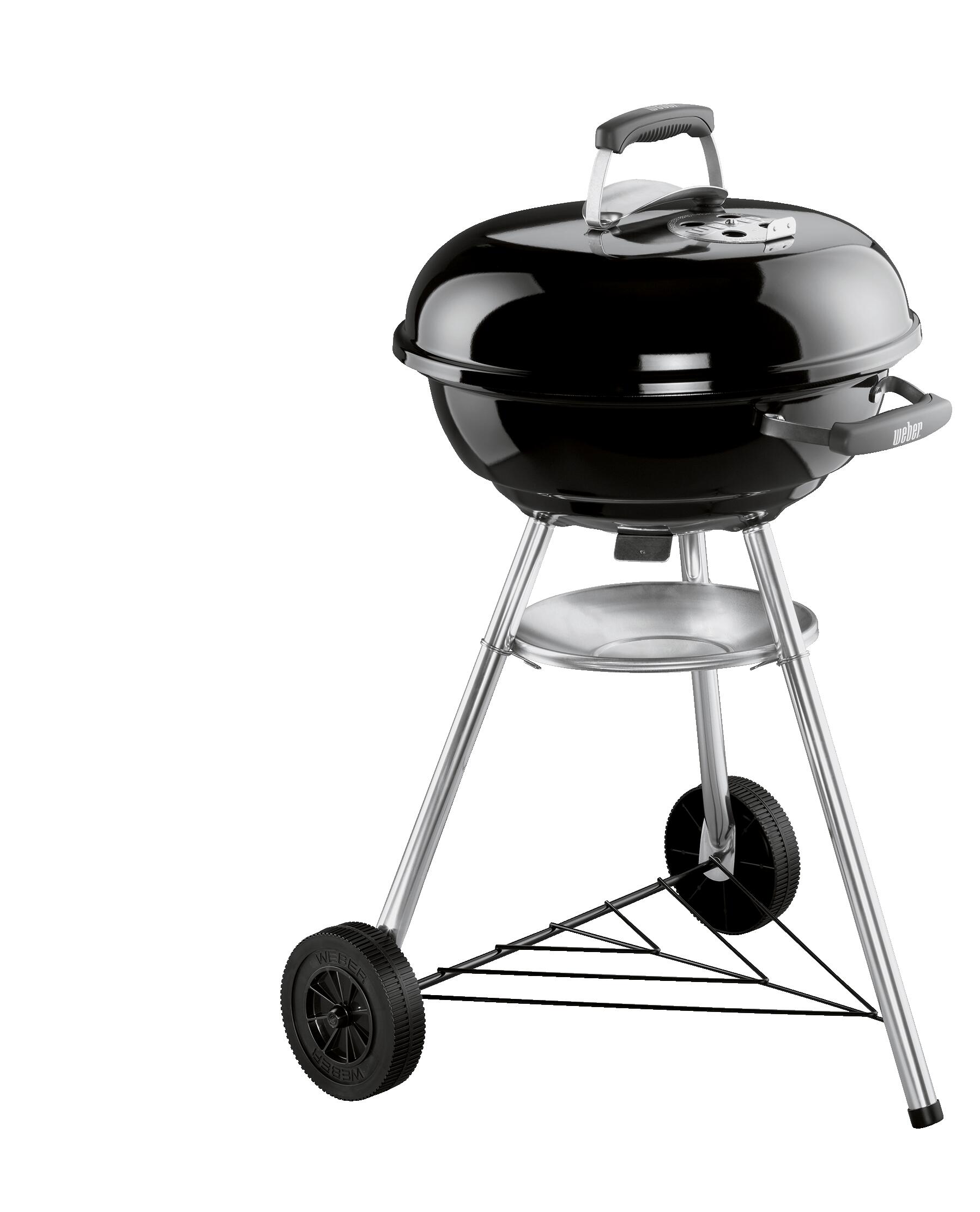 Barbecue a carvão WEBER COMPACT KETTLE 47CM PRETO - 14