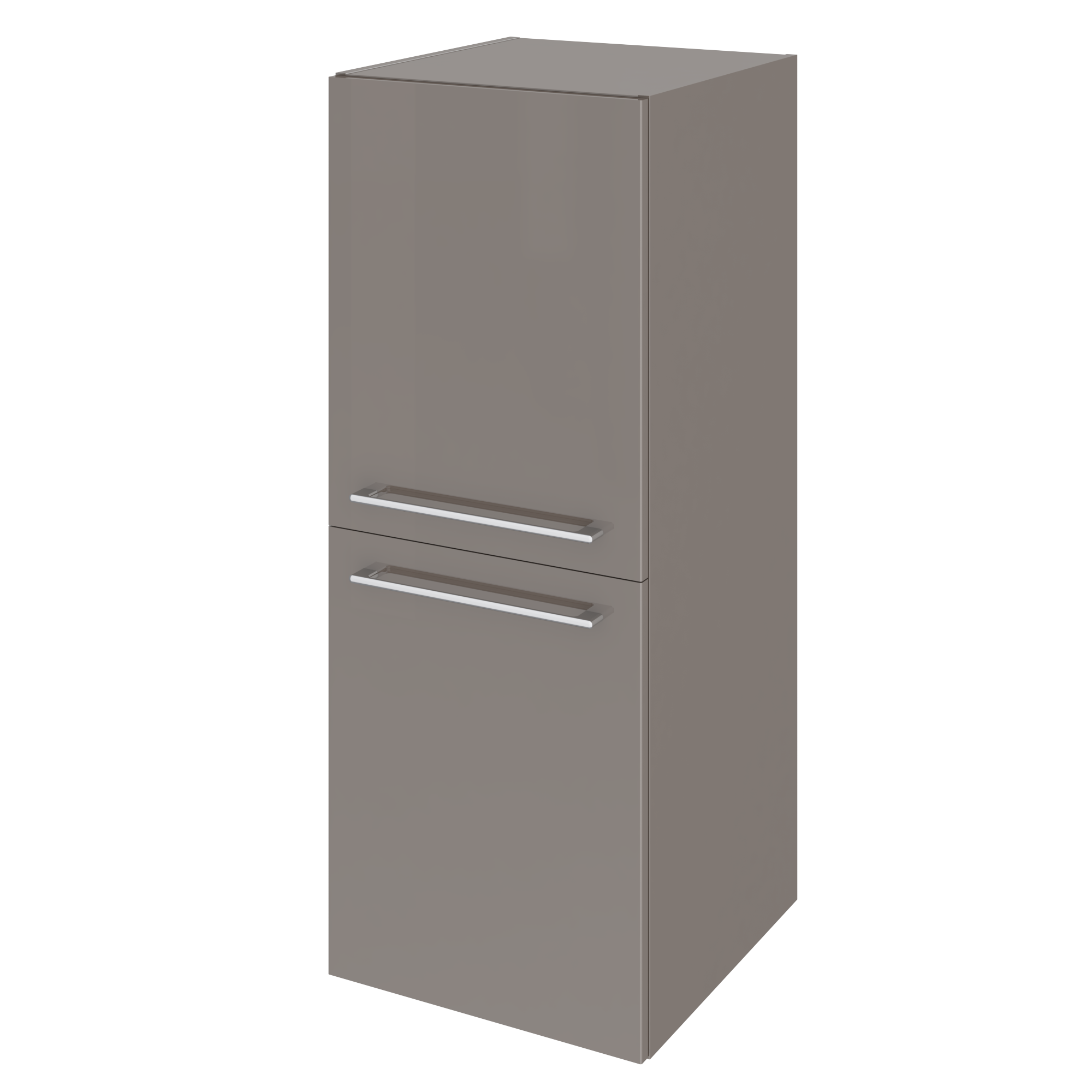 Porte de meuble de salle de bains gris granit l.45 x H.57.7 cm Remix - 10