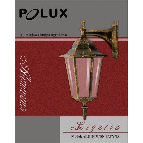 Kinkiet zewnętrzny LIGURIA IP44 sstare złoto E27 POLUX - 6