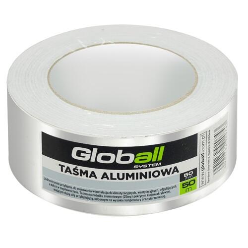 Taśma aluminiowa 50 mm x 50 m GLOBALL