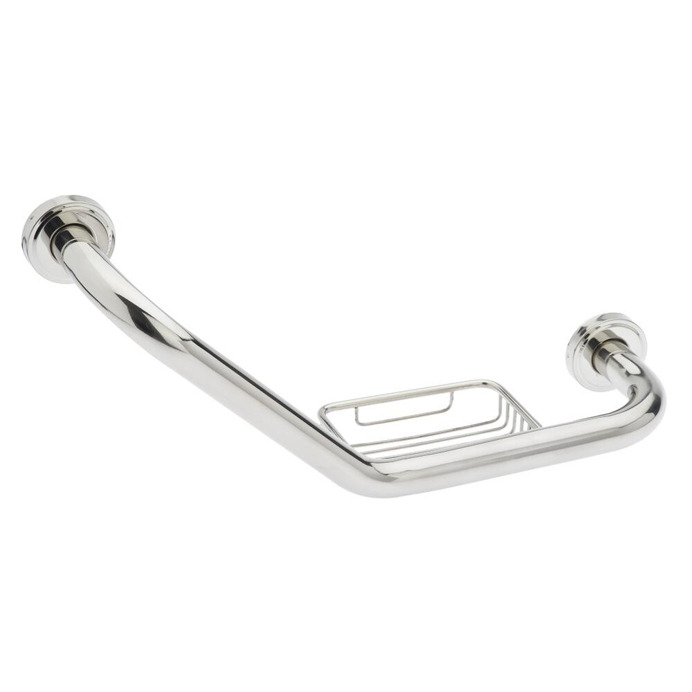 Uchwyt dla osób z niepełnosprawnoscią KĄTOWY Z MYDELNICZKĄ BISK