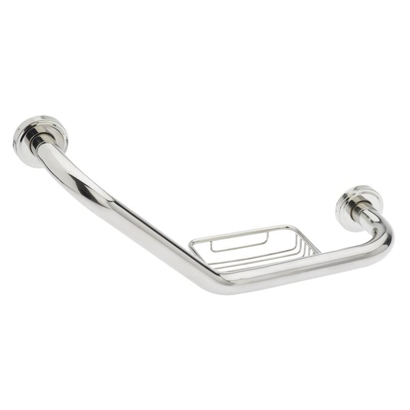 Uchwyt dla osób z niepełnosprawnoscią KĄTOWY Z MYDELNICZKĄ BISK