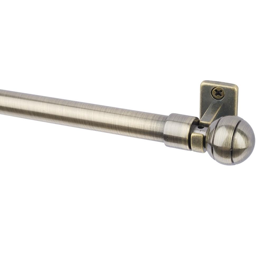 Karnisz mini do zazdrostek Davi 60-80 cm antyczne złoto
