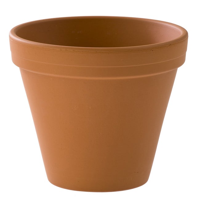 Doniczka gliniana śr.7 cm brązowa Cermax