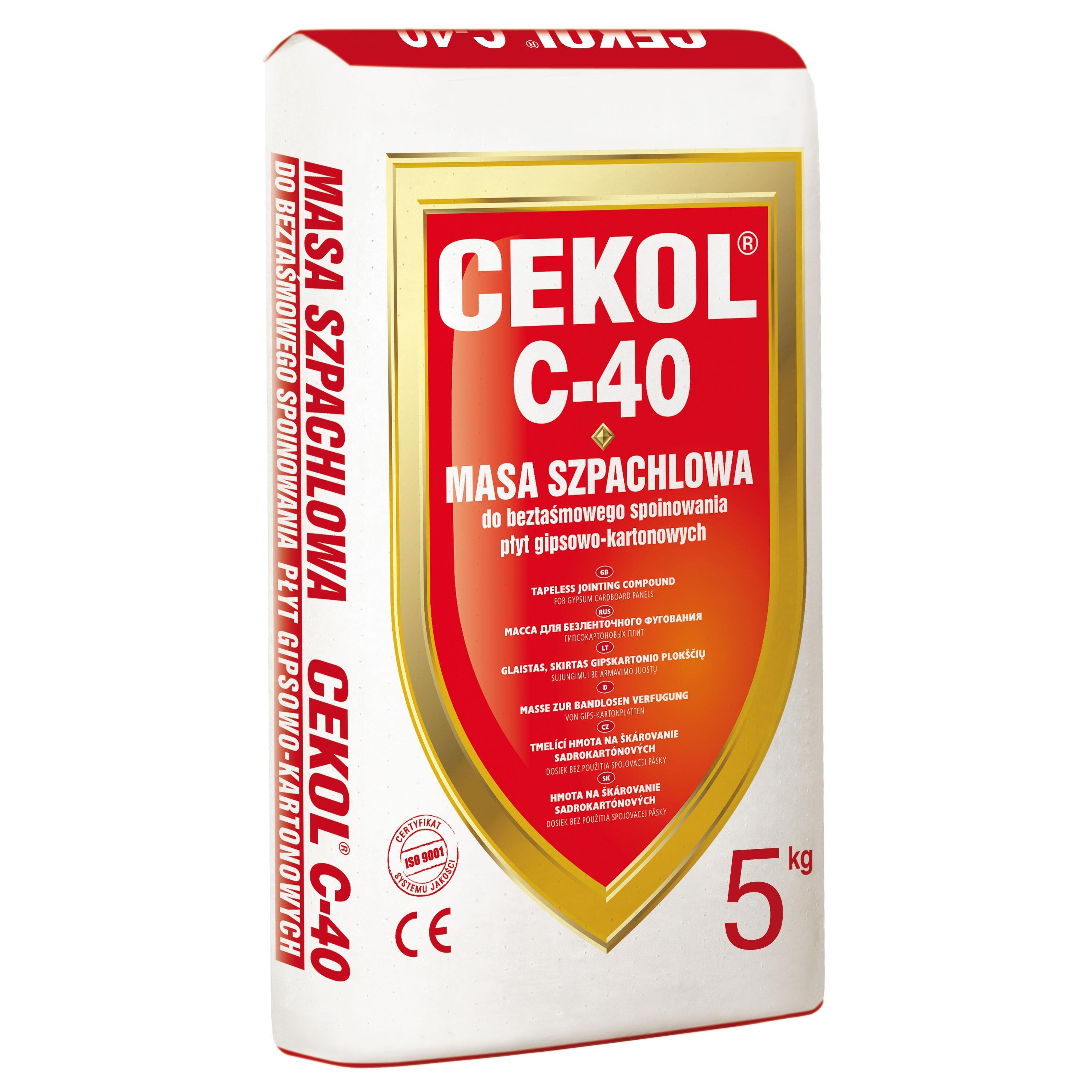 Masa do spoinowania płyt GK C-40 5 kg CEKOL - 2