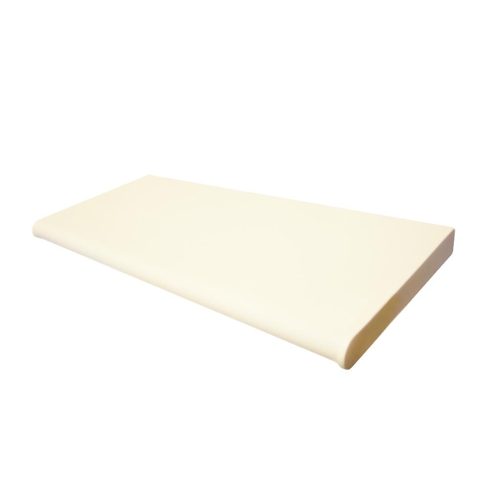 Parapet wewnętrzny płyta wiórowa biały matowy 305x30x2.8 cm Biuro Styl