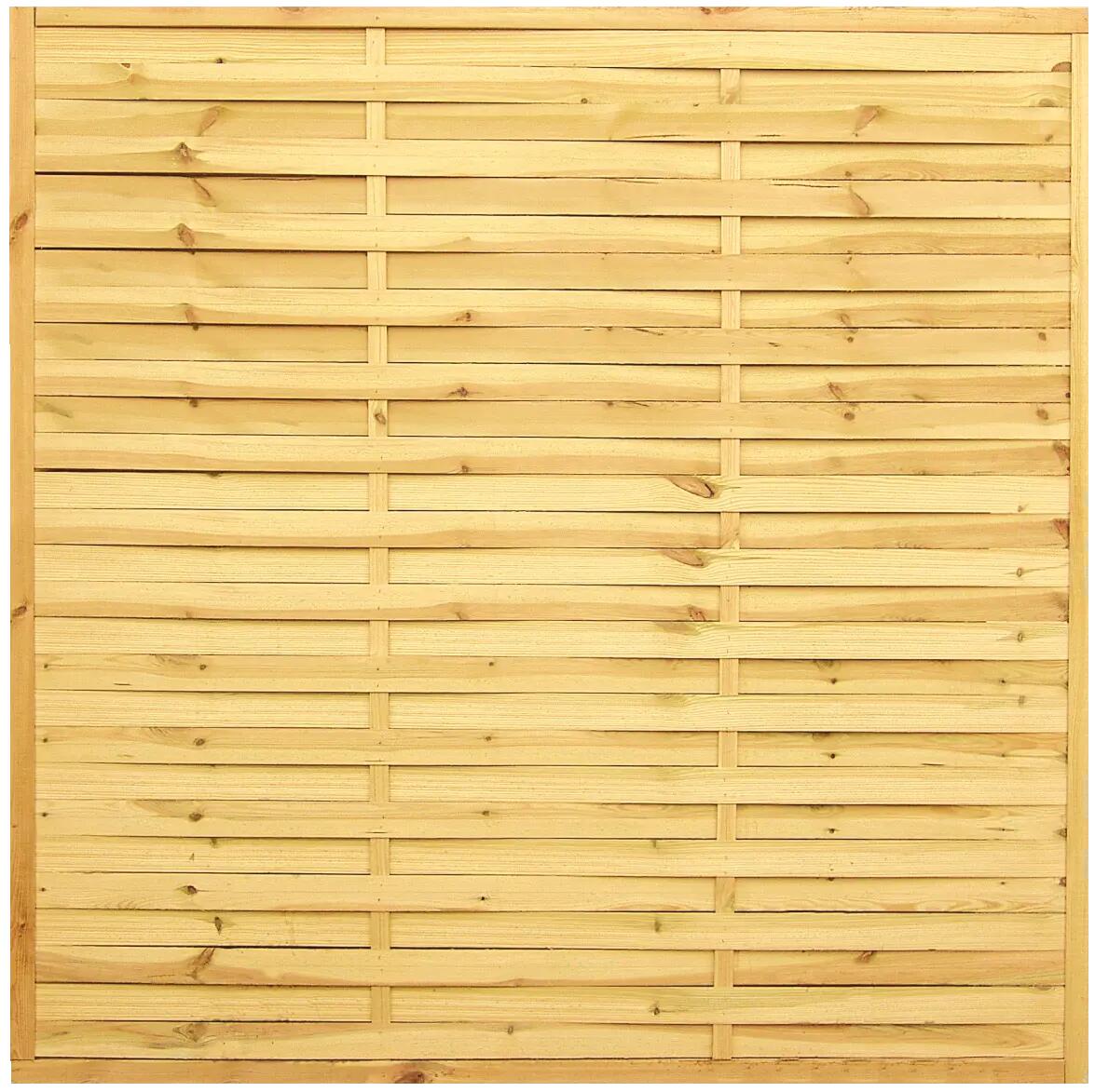 Płot lamelowy 180x180 cm drewniany Stelmet - 2