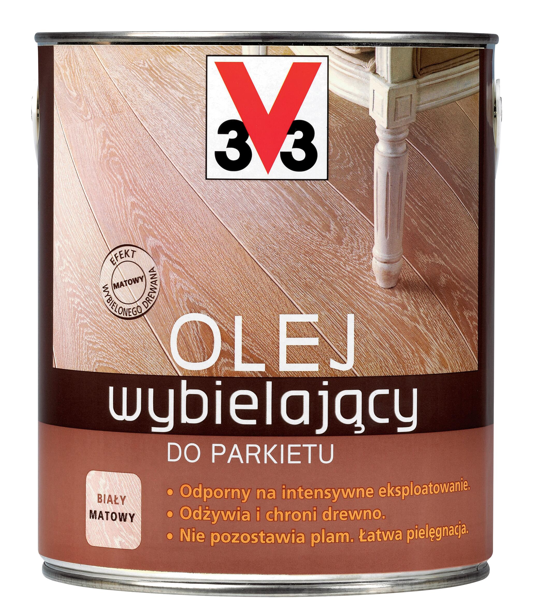 Olej WYBIELAJĄCY DO PARKIETU 2.5 l V33