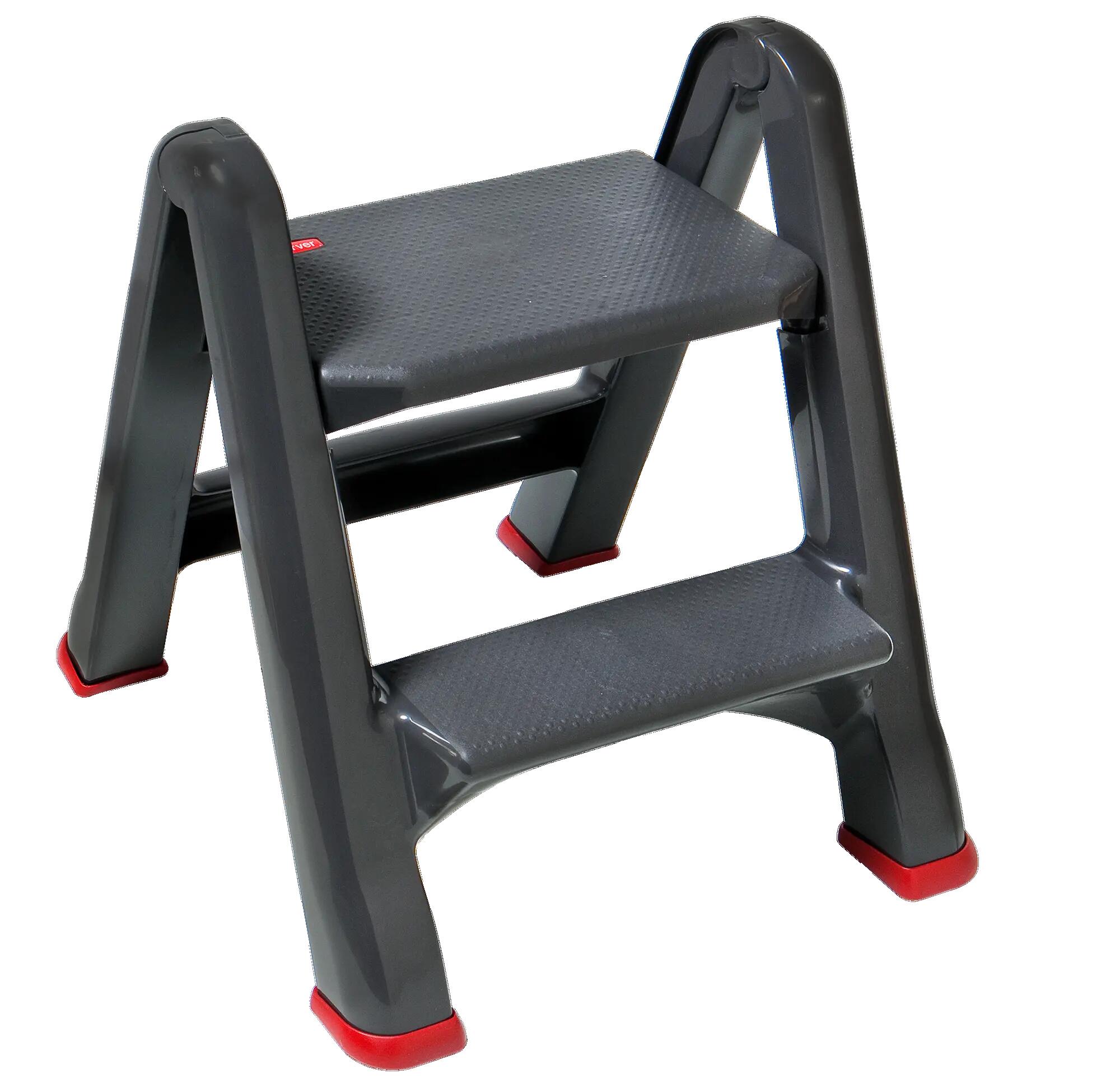 Schodki rozkładane 2 stopnie 1-stronne grafitowe Curver - 4