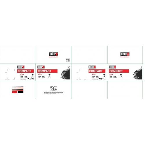 Barbecue a carvão WEBER COMPACT KETTLE 47CM PRETO - 10