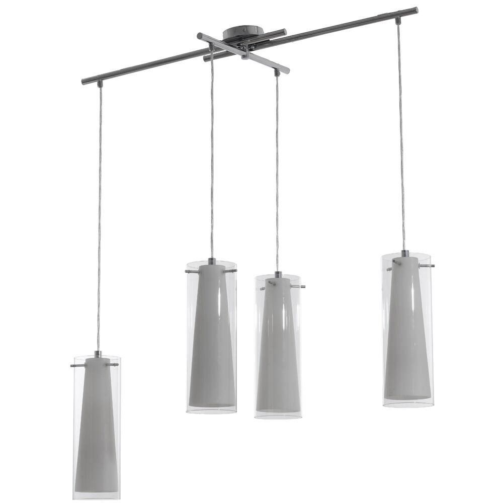 Lámpara de techo pinto 4 luces e27 30 cm blanca