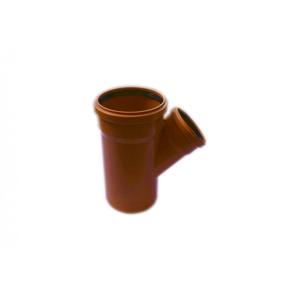 Trójnik kanalizacji zewnętrznej 160 x 110 mm/45° Poliplast